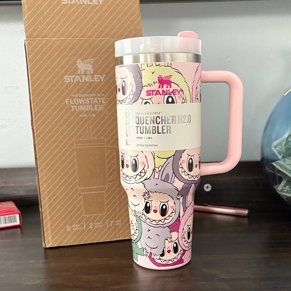 Labubu 40oz Stanley Quencher H2.0 Tumbler